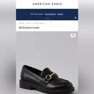 AE Black Woman Loafers